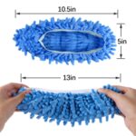 Tamicy Mop Slippers Shoes 5 Pairs (10 Pieces) - Microfiber Cleaning House Mop Slippers Floor Cleaning Tools Shoe Cover Soft Washable Reusable Microfiber Foot Socks Floor Cleaning Tools Shoe Cover - Image 2