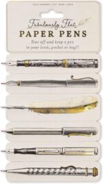 Fabulously Flat Paper Pens - The Ultimate Portable Writing Solution - Sided Ultra Thin Paper Pen 1 Set